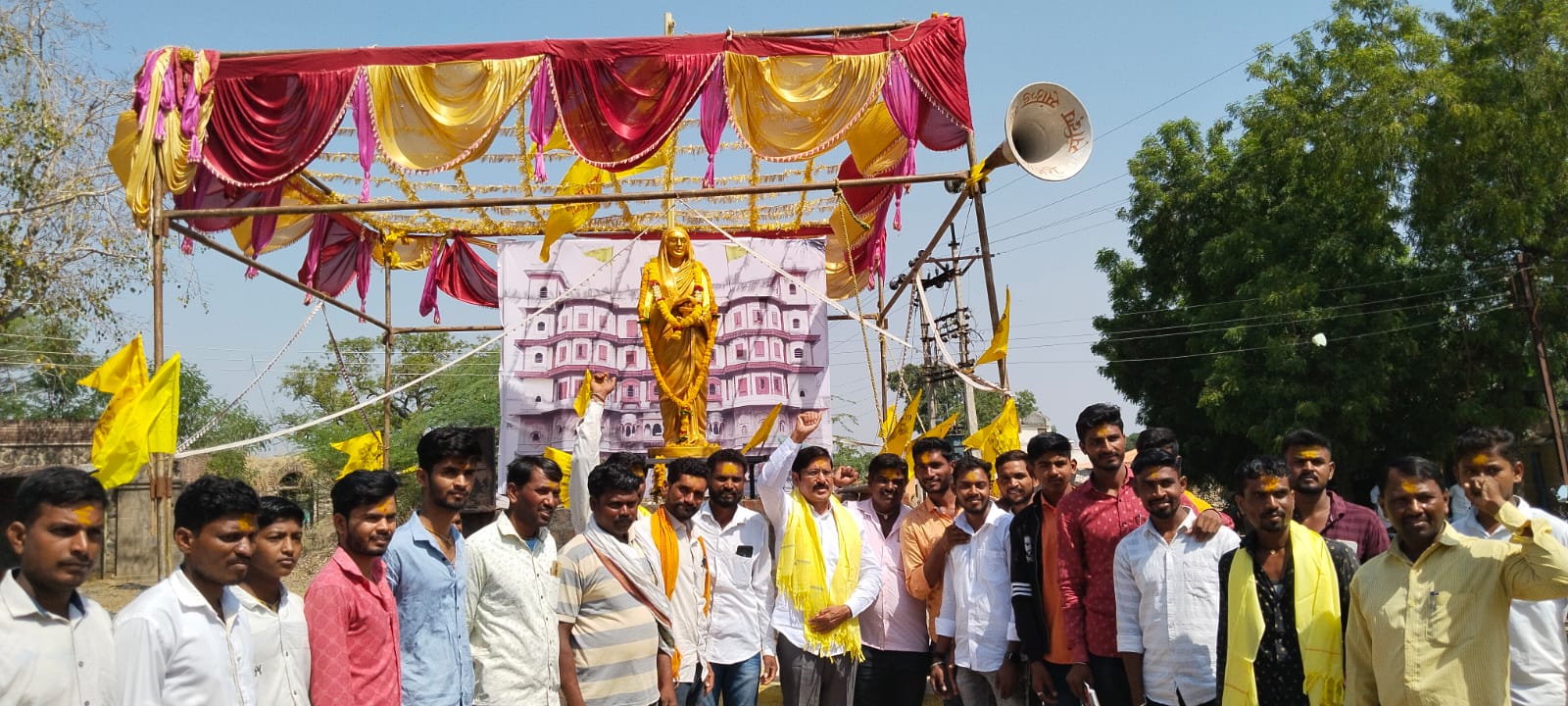 राजमाता अहिल्यादेवी होळकर जयंती उत्साहात साजरी(योगेश मोरे, मराठवाडा विभागीय प्रतिनिधी)