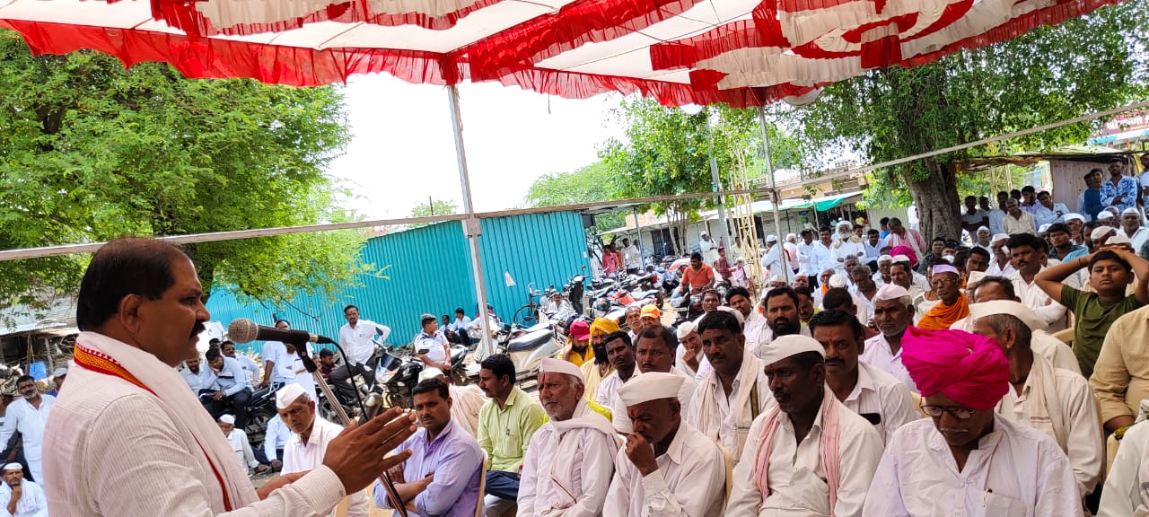 गट तट बाजूला ठेवून तुम्ही मला लोकप्रतिनिधी म्हणून काम करण्याची संधी द्या रिटेवाडी उपसा जलसिंचन चालू करून दाखविणार,,,,,,,, माजी आमदार नारायण आबा पाटील 