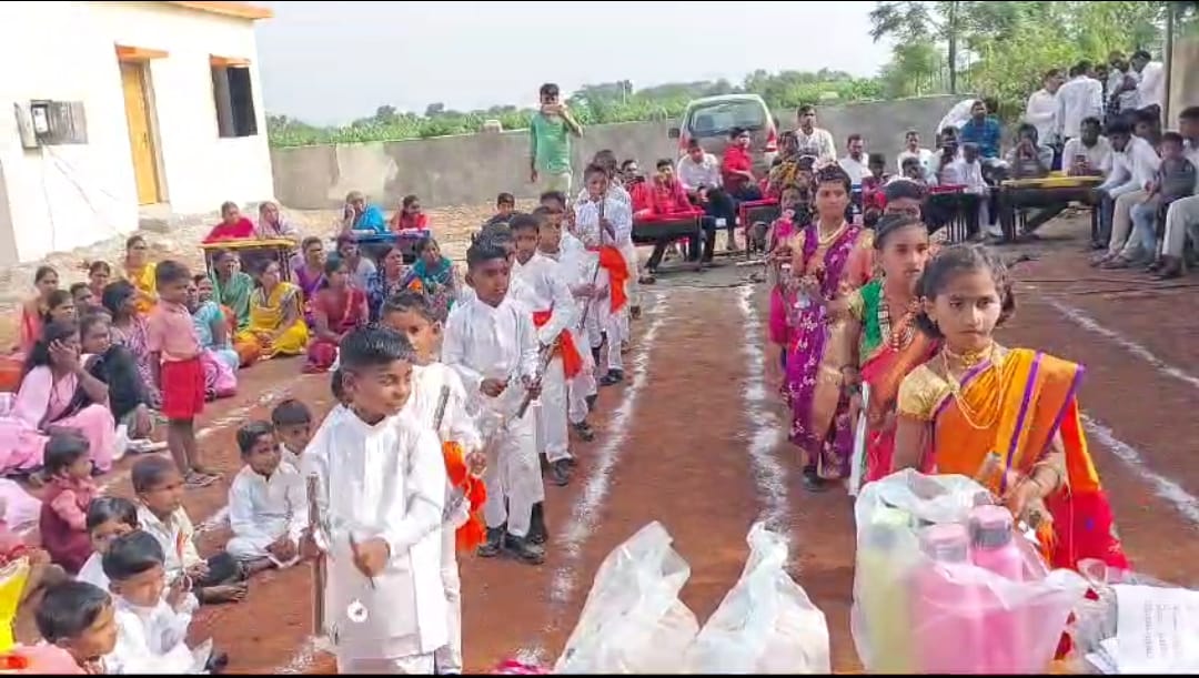 जिल्हा परिषद प्राथमिक शाळा पावणेवस्ती(कर्जत) येथे ७८ वा स्वातंत्र्य दिन दिमाखात साजरा........