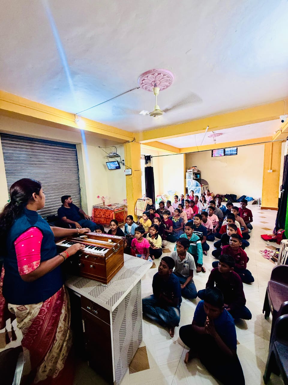 संत बाळूमामा व संत ज्ञानोबाराय बहुउद्देशीय वारकरी शिक्षण संस्थेत अध्यात्मिक वर्गांना उत्स्फूर्त प्रतिसाद