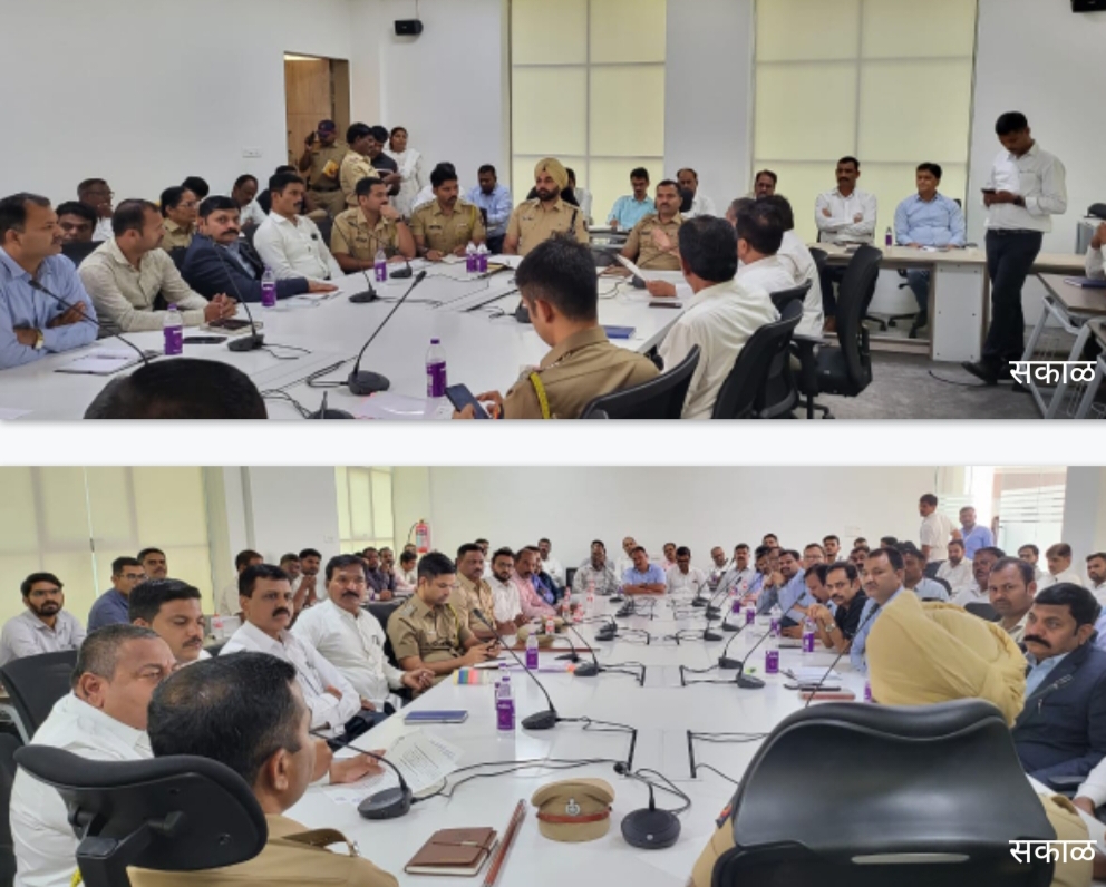 पोलीस उप मुख्यालय बारामती बऱ्हाणपुर येथे मा.श्री संदीपसिंह गिल्ल (भापोसे) पोलीस अधीक्षक यांच्या उपस्थितीत एम.आय.डी.सी.परीसरातील उद्योजकांची बैठक संपन्न 
