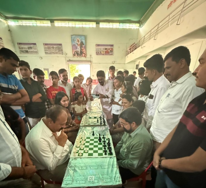 श्रीगोंदा तालुका बुद्धिबळ संघटने कडून बुद्धिबळ स्पर्धा संपन्न.